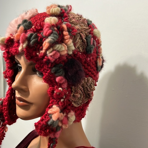 Hat Freeform cup style Hat Personalized handmade hat - Picture 3 of 11